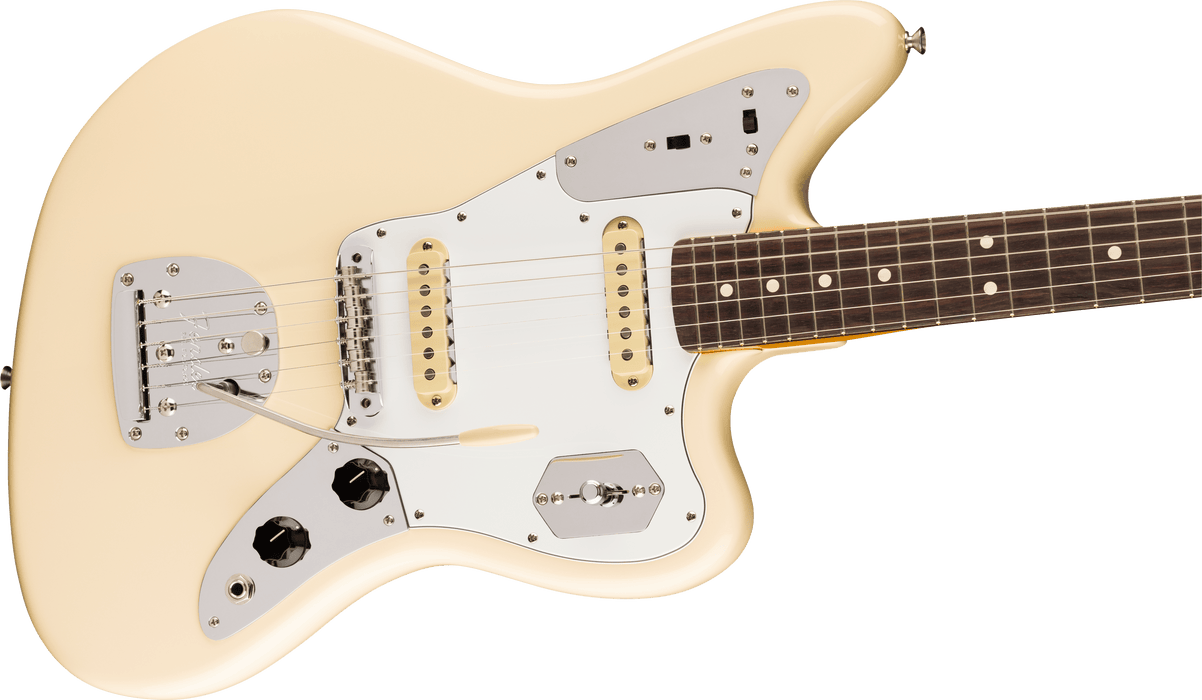 Fender Johnny Marr Signature Jaguar Rosewood Fingerboard - Olympic White