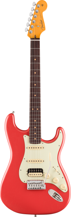 Fender American Ultra Luxe Vintage '60s Stratocaster HSS Electric Guitar - Fiesta Red