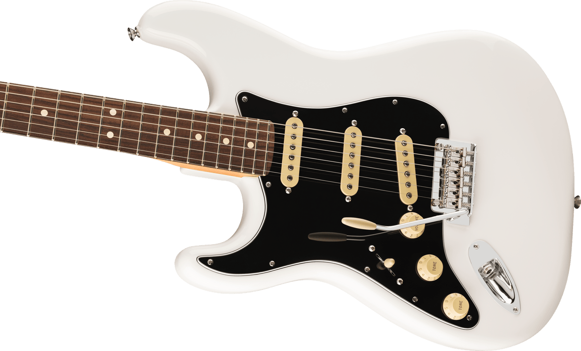 Fender Player II Stratocaster Left-Hand Rosewood Fingerboard - Polar White