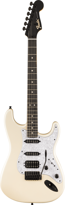 Fender Limited Edition Player Fusion Stratocaster HSS Ebony Fingerboard Electric Guitar - Olympic Pearl