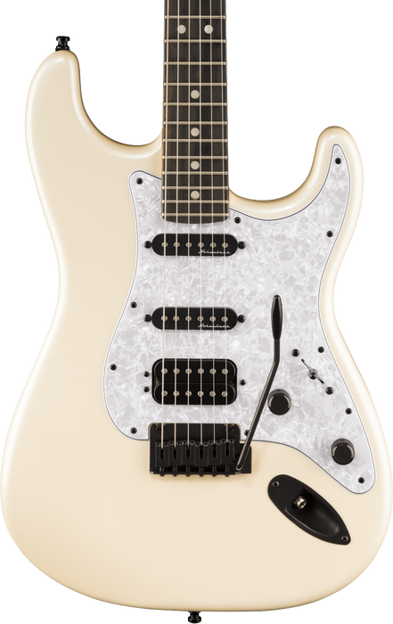 Fender Limited Edition Player Fusion Stratocaster HSS Ebony Fingerboard Electric Guitar - Olympic Pearl