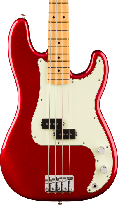 Fender 75th Anniversary Player II Precision Bass Maple Fingerboard Bass Guitar - Candy Apple Red