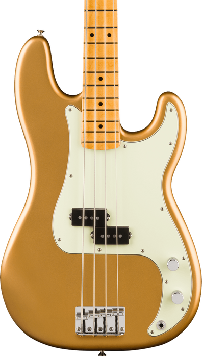 Fender 75th Anniversary Player II Precision Bass Maple Fingerboard Bass Guitar - Aztec Gold