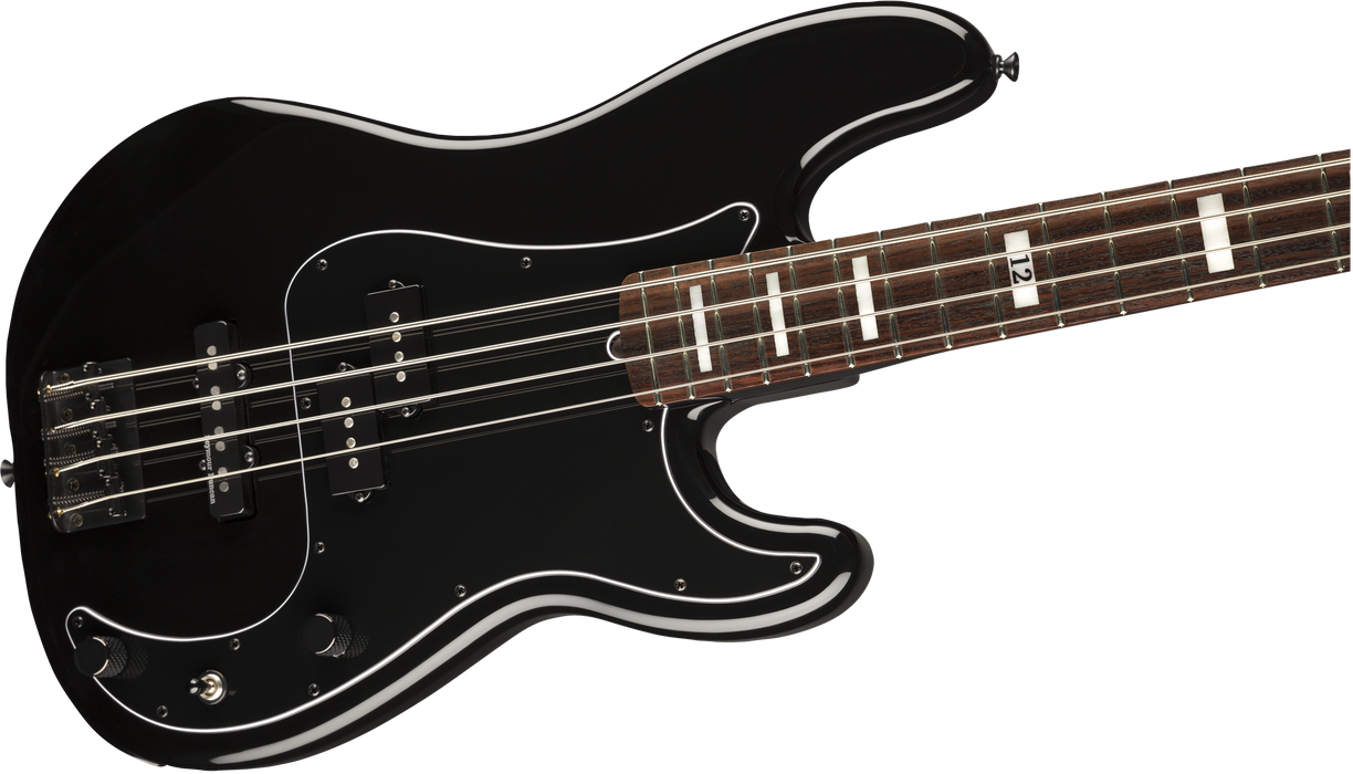 Fender Duff McKagan Deluxe Precision Bass RW - Black