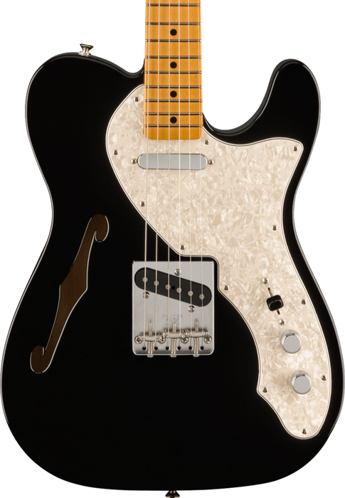 Fender Vintera II 60s Telecaster Thinline Electric Guitar - Black