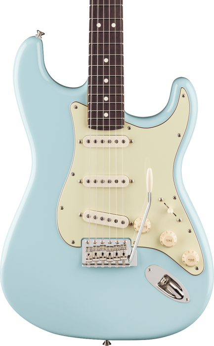 Fender Limited Edition American Professional Classic Stratocaster w/Silent System Rosewood Fingerboard Electric Guitar - Daphne Blue