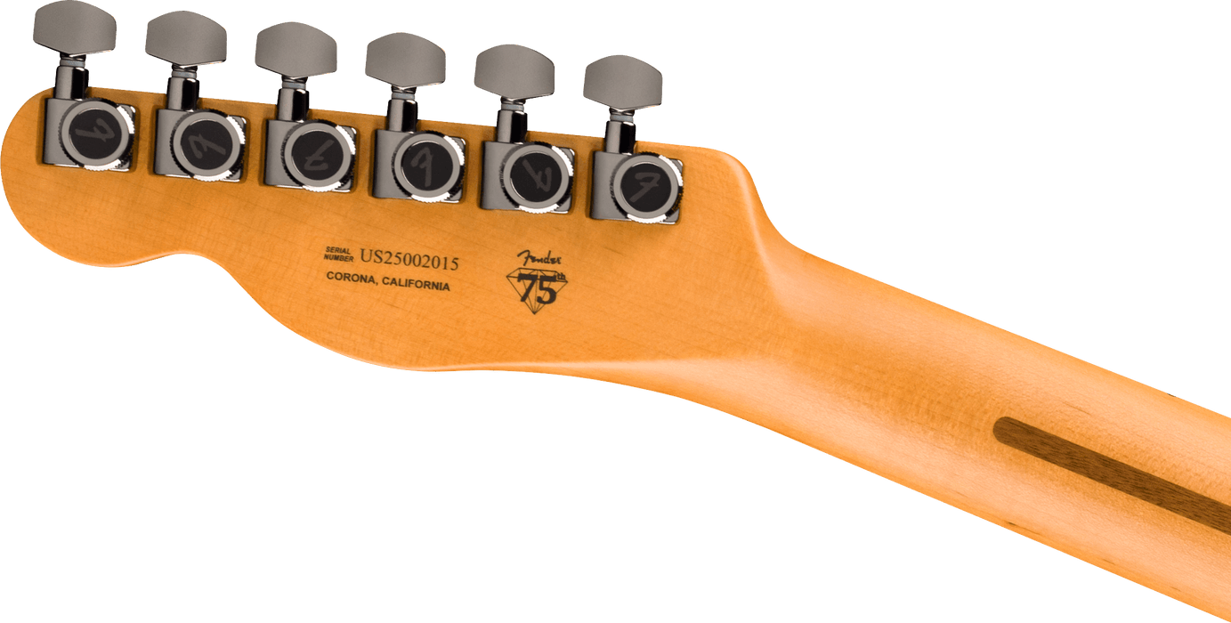 Fender 75th Anniversary American Ultra II Telecaster Ebony Fingerboard - Liquid Gold