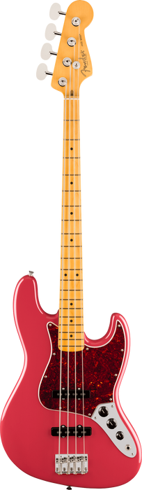 Fender American Professional Classic Jazz Bass Maple Fingerboard - Faded Dakota Red