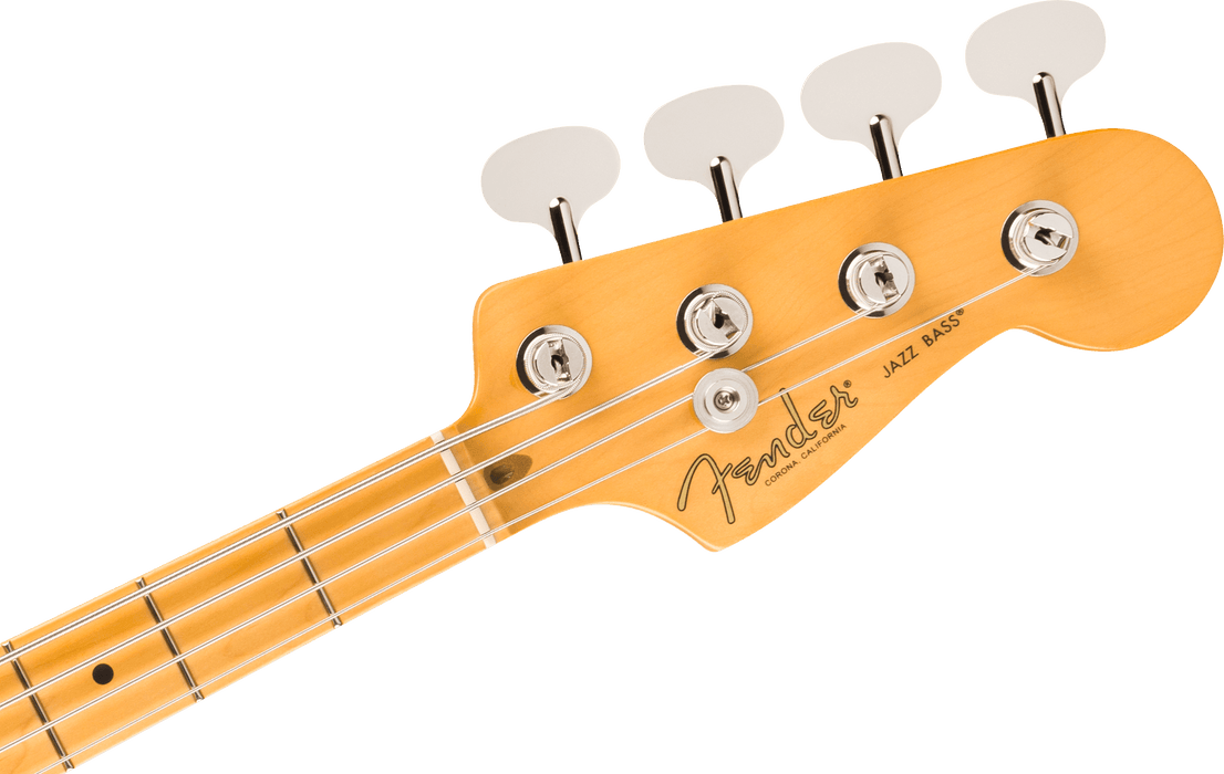 Fender American Professional Classic Jazz Bass Maple Fingerboard - Faded Dakota Red