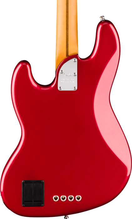 Fender American Ultra II Jazz Bass Maple Fingerboard - Sinister Red