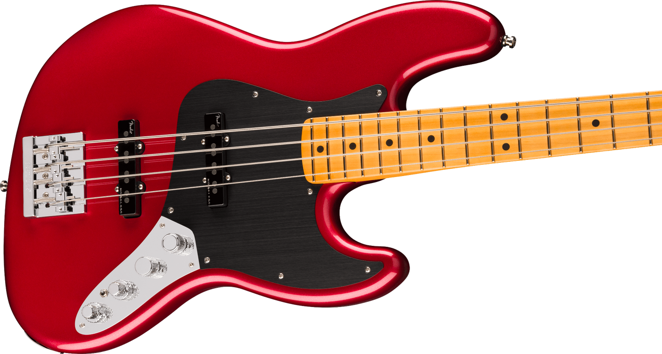 Fender American Ultra II Jazz Bass Maple Fingerboard - Sinister Red