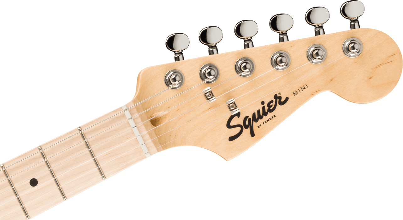 Squier Mini Stratocaster Maple Fingerboard White Pickguard - California Blue