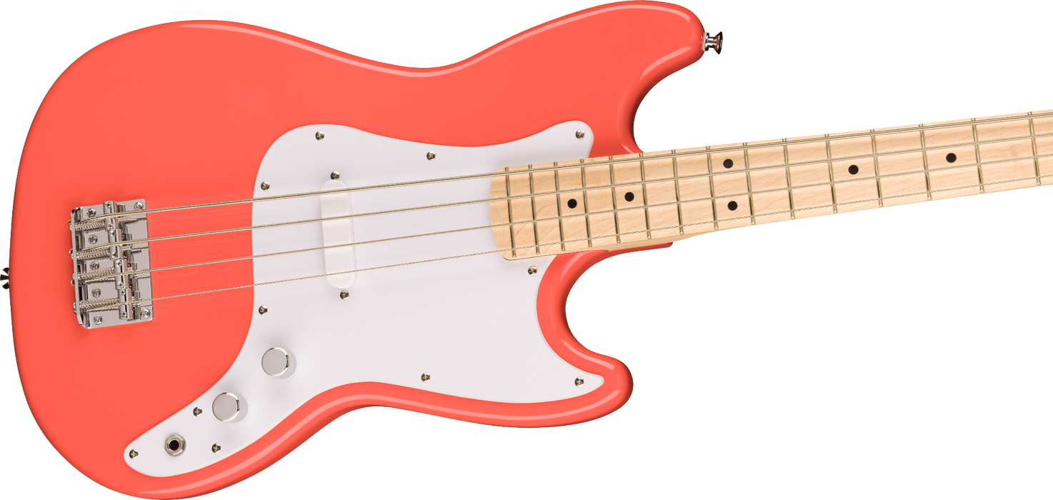 Squier Sonic Bronco Bass - Tahitian Coral