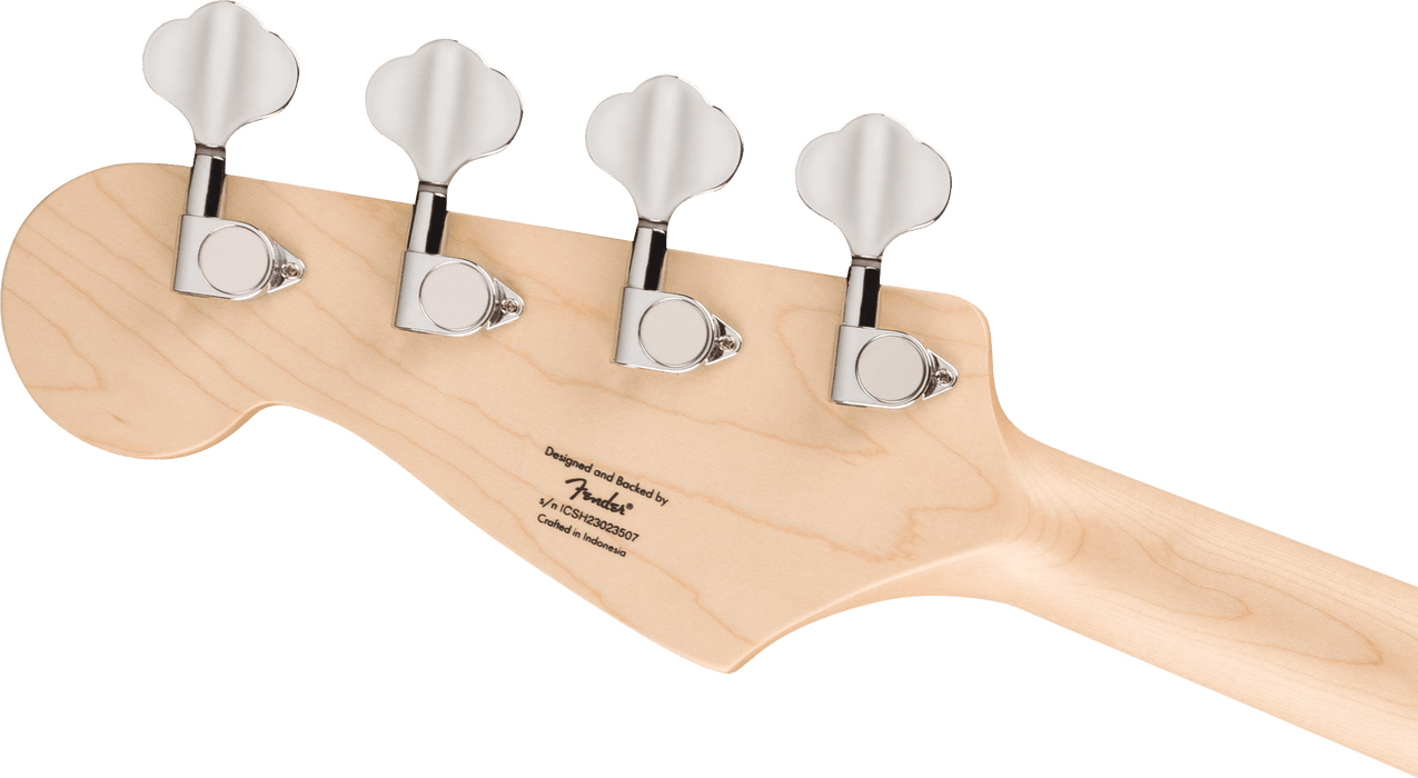 Squier FSR Sonic Bronco Bass Maple Fingerboard Electric Bass Guitar - Shell Pink