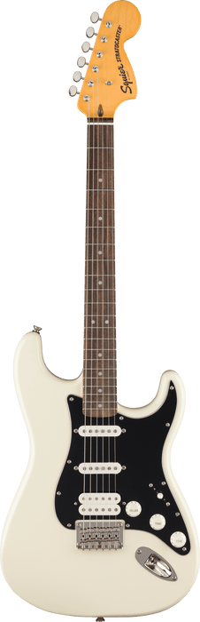 Squier Classic Vibe 70s Stratocaster HT HSS Laurel Fingerboard - Black Pickguard Olympic White