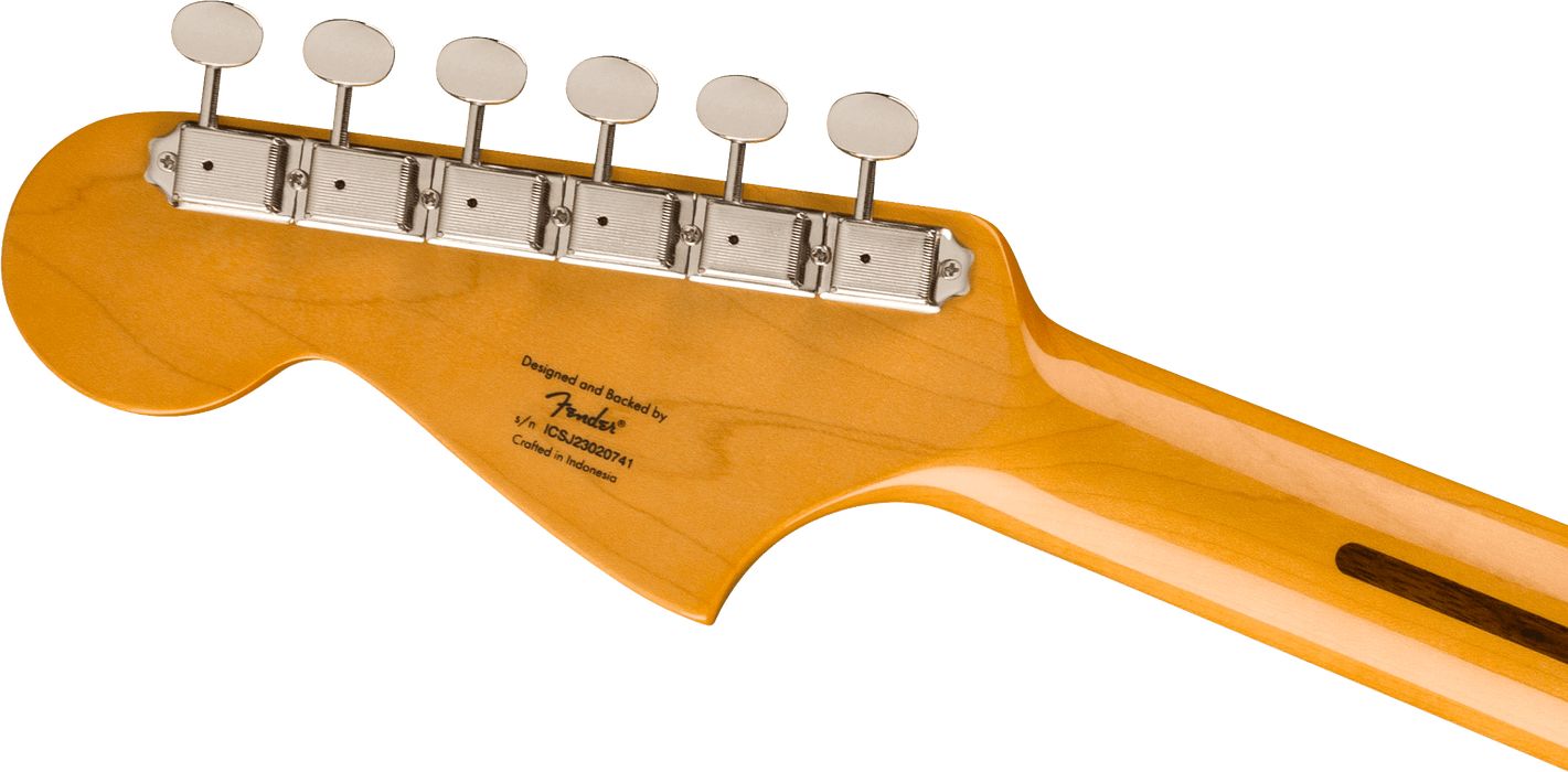 Squier FSR Classic Vibe 70s Jaguar Laurel Fingerboard Electric Guitar - Blue Sparkle