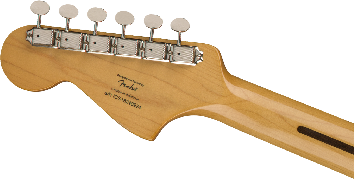 Squier Classic Vibe Bass VI Laurel Fingerboard Electric Bass Guitar - Black