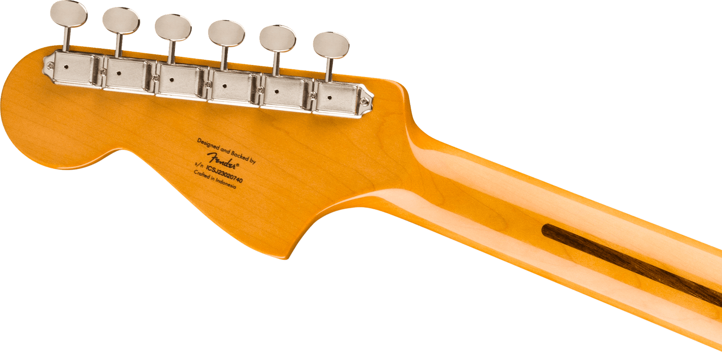 Squier FSR Classic Vibe Bass VI Laurel Fingerboard Electric Bass Guitar - Silver Sparkle