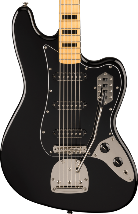 Squier FSR Classic Vibe Bass VI Maple Fingerboard Electric Bass Guitar - Black