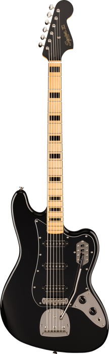 Squier FSR Classic Vibe Bass VI Maple Fingerboard Electric Bass Guitar - Black