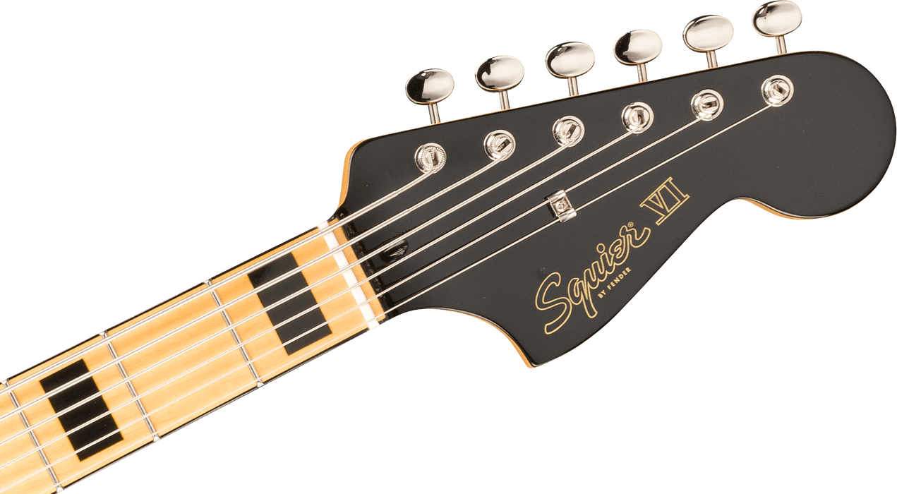 Squier FSR Classic Vibe Bass VI Maple Fingerboard Electric Bass Guitar - Black