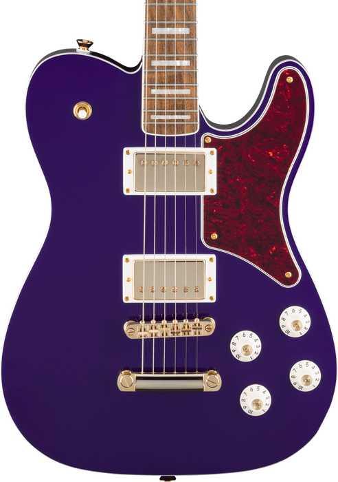 Squier FSR Paranormal Troublemaker Telecaster Deluxe Laurel Fingerboard Electric Guitar - Purple Metallic
