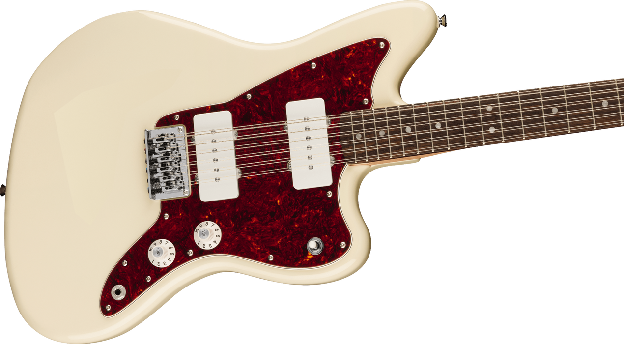 Fender Paranormal Jazzmaster XII 12-String Electric Guitar - Olympic White