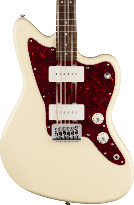 Fender Paranormal Jazzmaster XII 12-String Electric Guitar - Olympic White