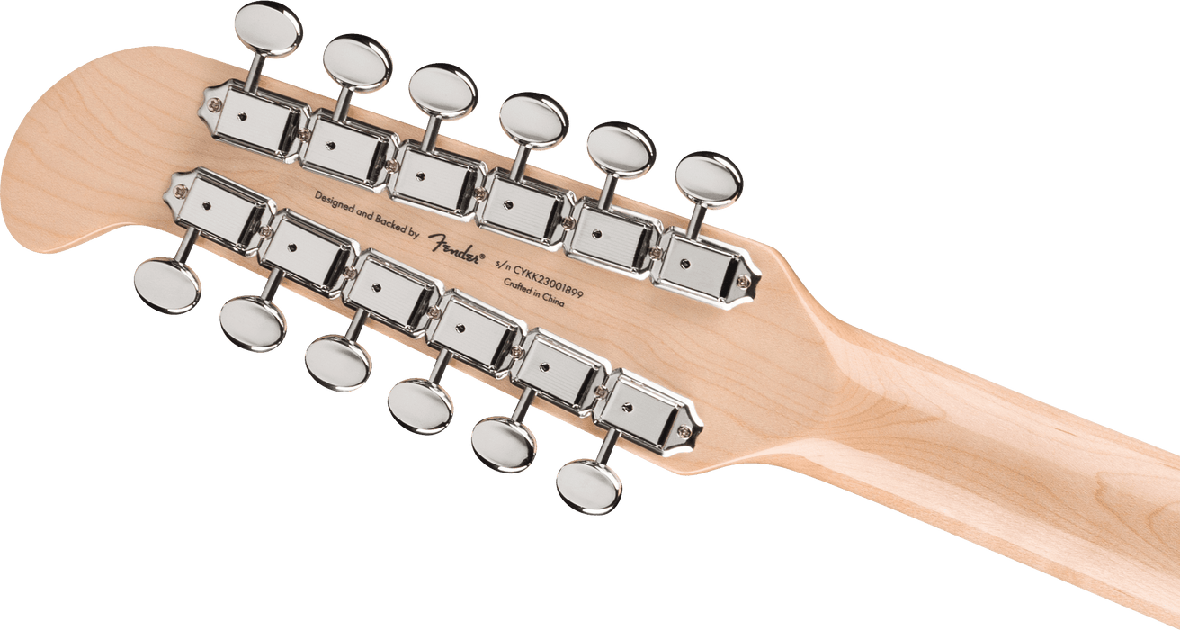 Squier FSR Paranormal Jazzmaster XII Laurel Fingerboard 12 String Electric Guitar - Sherwood Green