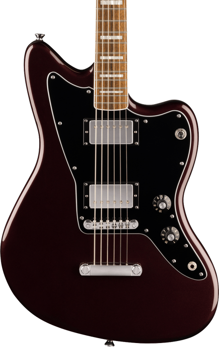 Squier Paranormal Baritone Jazzmaster HH Electric Guitar - Oxblood