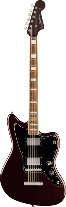 Squier Paranormal Baritone Jazzmaster HH Electric Guitar - Oxblood