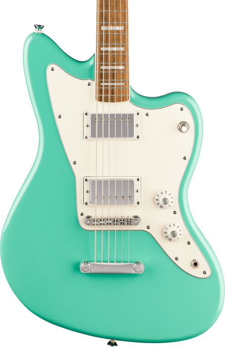 Squier Paranormal Baritone Jazzmaster HH Electric Guitar - Sea Foam Green