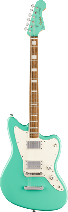 Squier Paranormal Baritone Jazzmaster HH Electric Guitar - Sea Foam Green