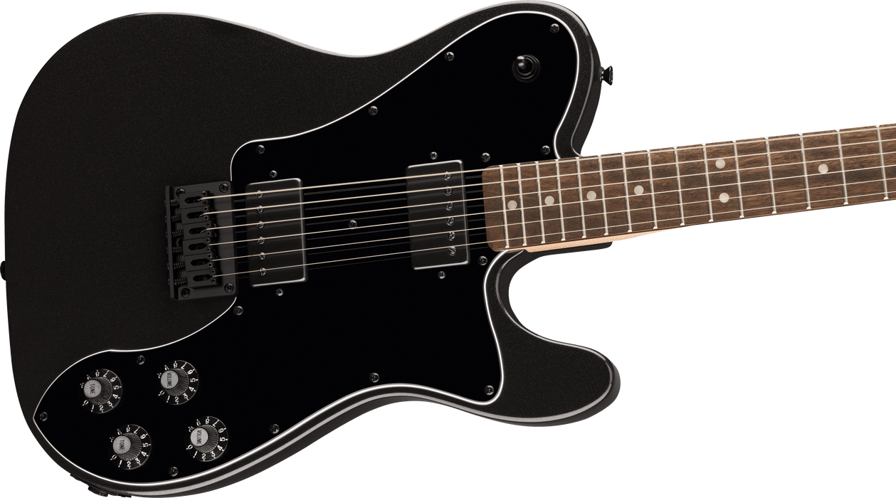 Squier FSR Affinity Series Telecaster Deluxe Laurel Fingerboard Electric Guitar - Metallic Black