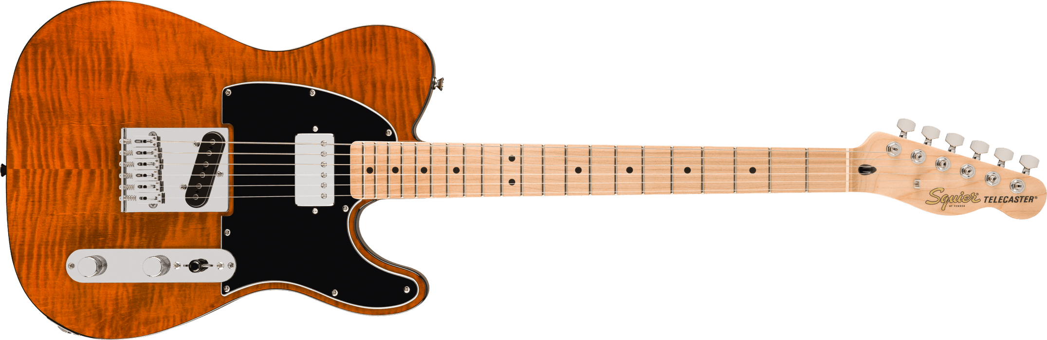 Squier Affinity Telecaster FMT SH Maple Fingerboard Black Pickguard - Mocha
