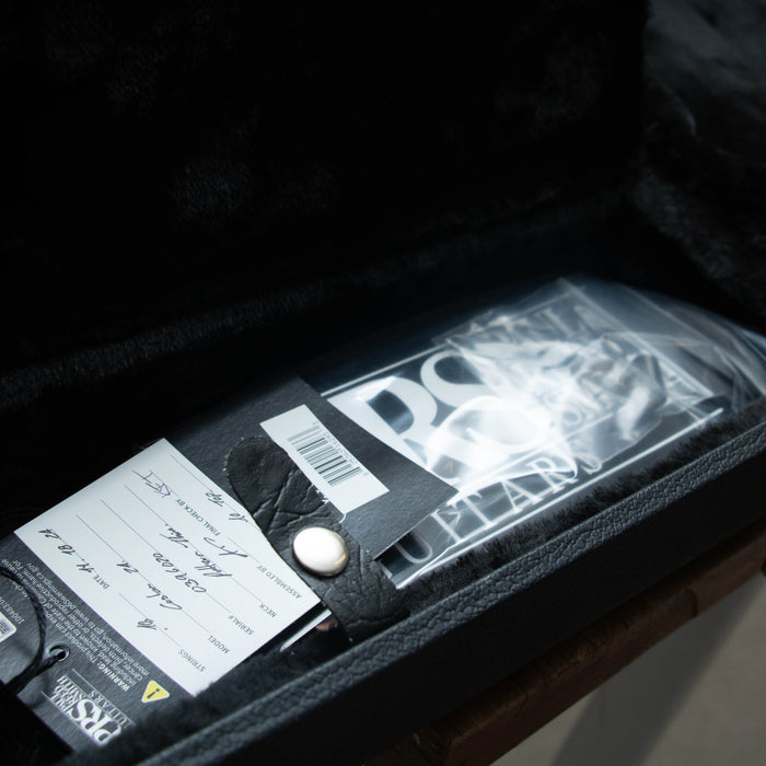 PRS Custom 24 - 10 Top - Pattern Thin w/Case - Charcoal Burst - Preowned