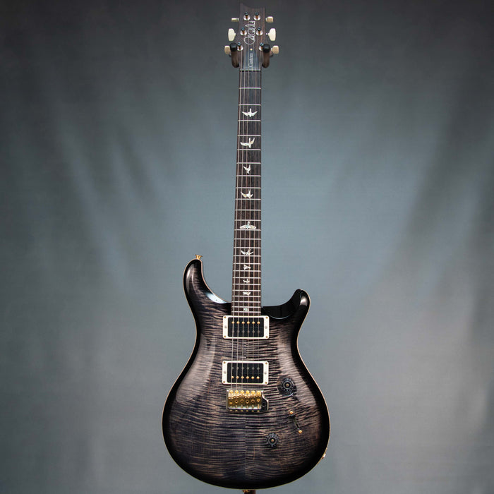 PRS Custom 24 - 10 Top - Pattern Thin w/Case - Charcoal Burst - Preowned