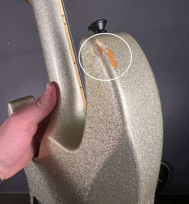 Charvel 1989 650XL MIJ Electric Guitar w/Case - Silver Sparkle - Preowned