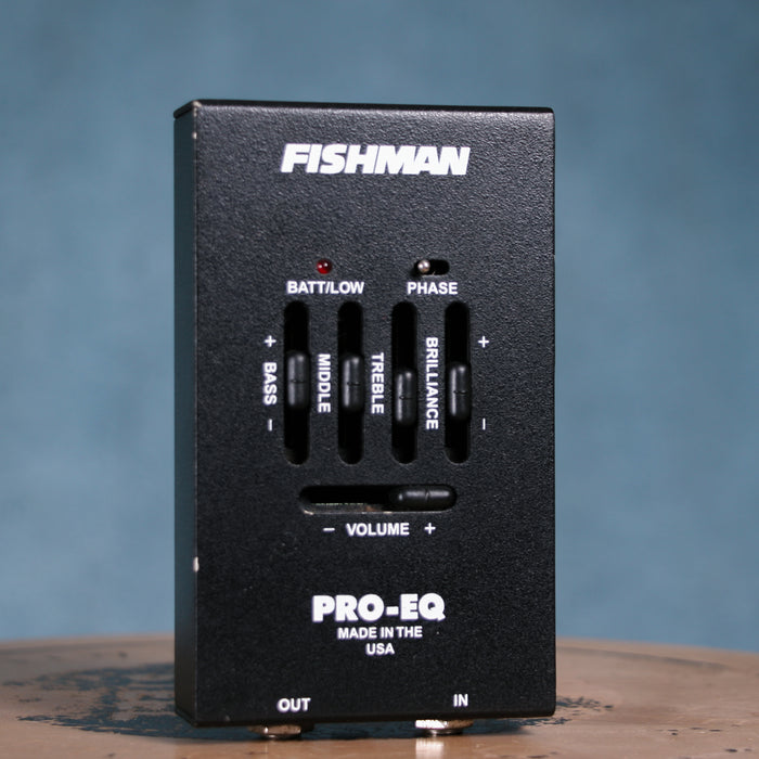 Fishman Pro EQ Belt Pack Slider Preamp Effects Pedal w/Box - Preowned