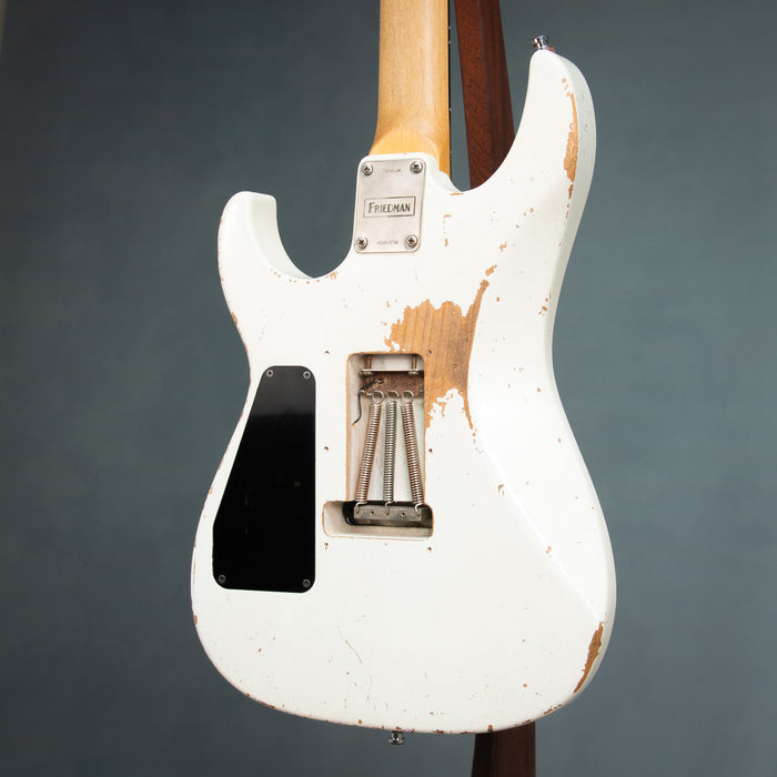 Friedman NoHo 24 Heavy Aged w/Case - White Over Flame Maple - Preowned