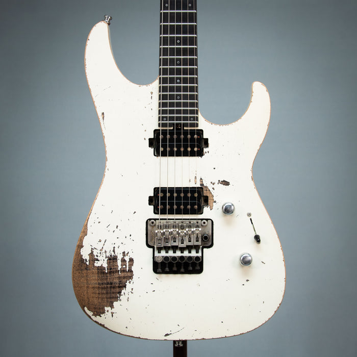 Friedman NoHo 24 Heavy Aged w/Case - White Over Flame Maple - Preowned