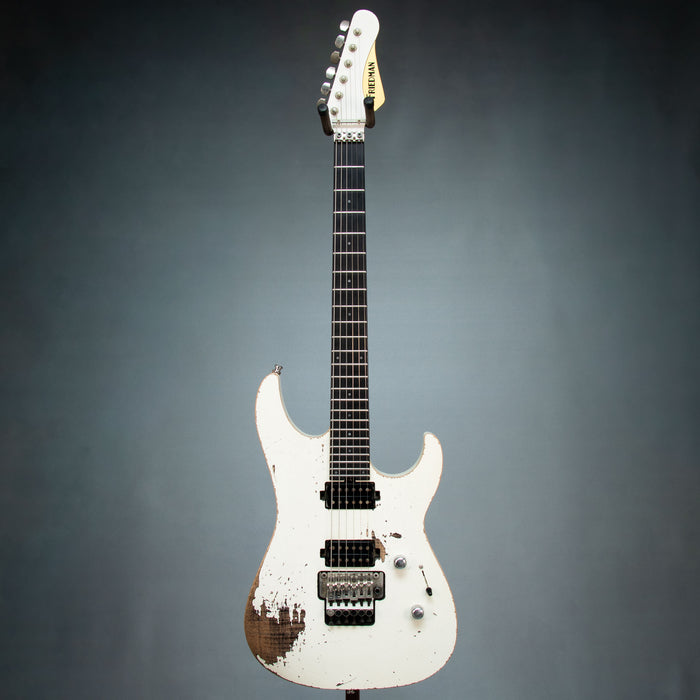 Friedman NoHo 24 Heavy Aged w/Case - White Over Flame Maple - Preowned