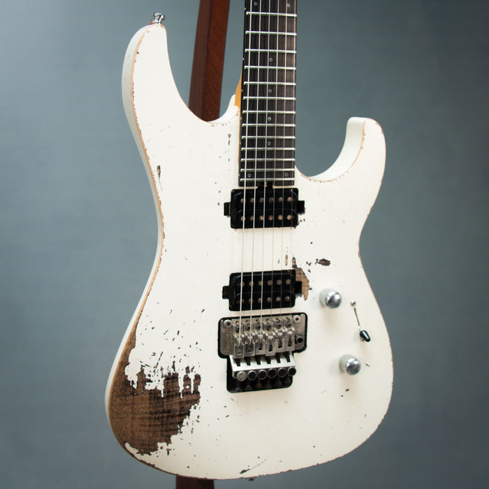 Friedman NoHo 24 Heavy Aged w/Case - White Over Flame Maple - Preowned
