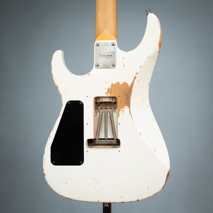 Friedman NoHo 24 Heavy Aged w/Case - White Over Flame Maple - Preowned