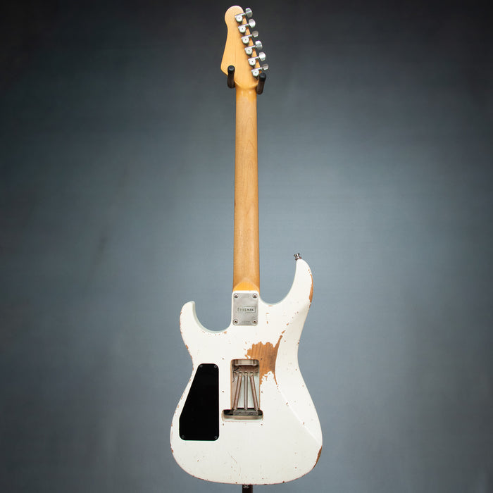 Friedman NoHo 24 Heavy Aged w/Case - White Over Flame Maple - Preowned