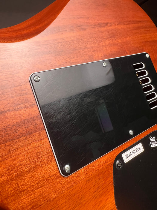 Solar SB1.6FOB Evertune - Flame Ocean Blue Burst Matte - Preowned