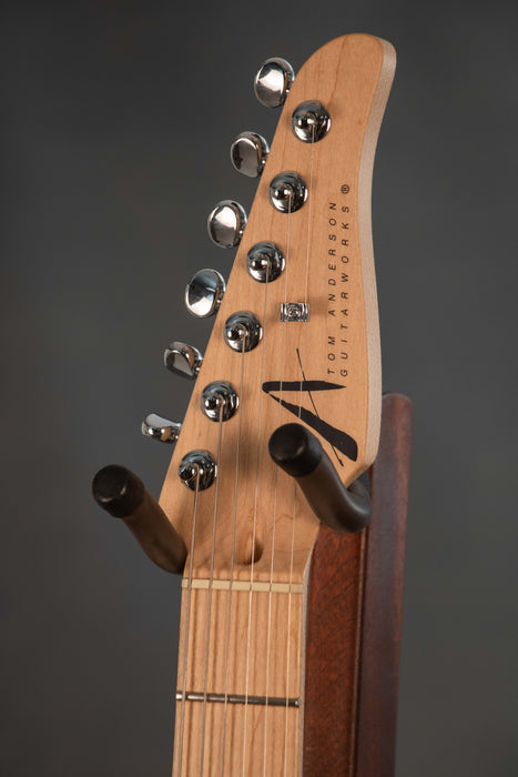 Tom Anderson Drop Top Classic Electric Guitar - Deep Bora Bora Blue - Serial Number: 08-04-25M