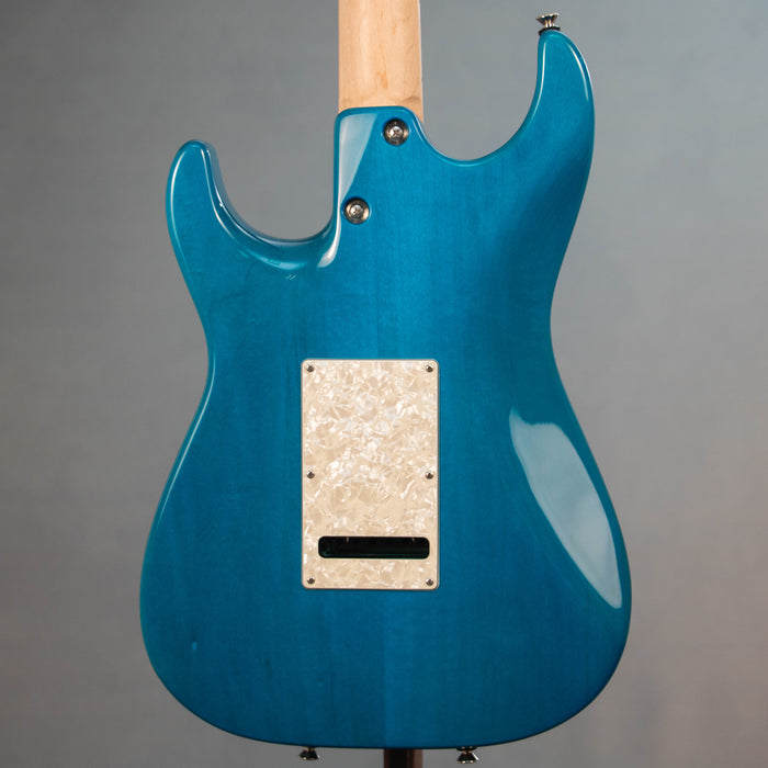Tom Anderson Drop Top Classic Electric Guitar - Deep Bora Bora Blue - Serial Number: 08-04-25M
