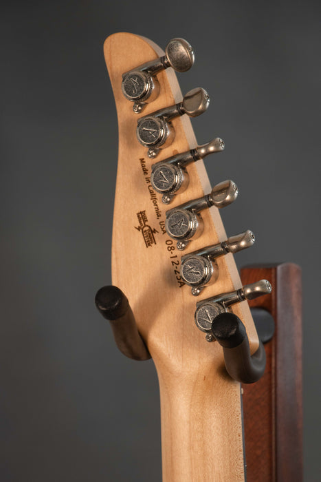 Tom Anderson Icon Classic Electric Guitar - In-Distress - Bullit Green over 3 Color Burst - Serial Number: 08-12-25A