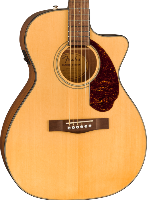 Fender CC-140SCE Concert Acoustic Electric Guitar w/Case - Natural